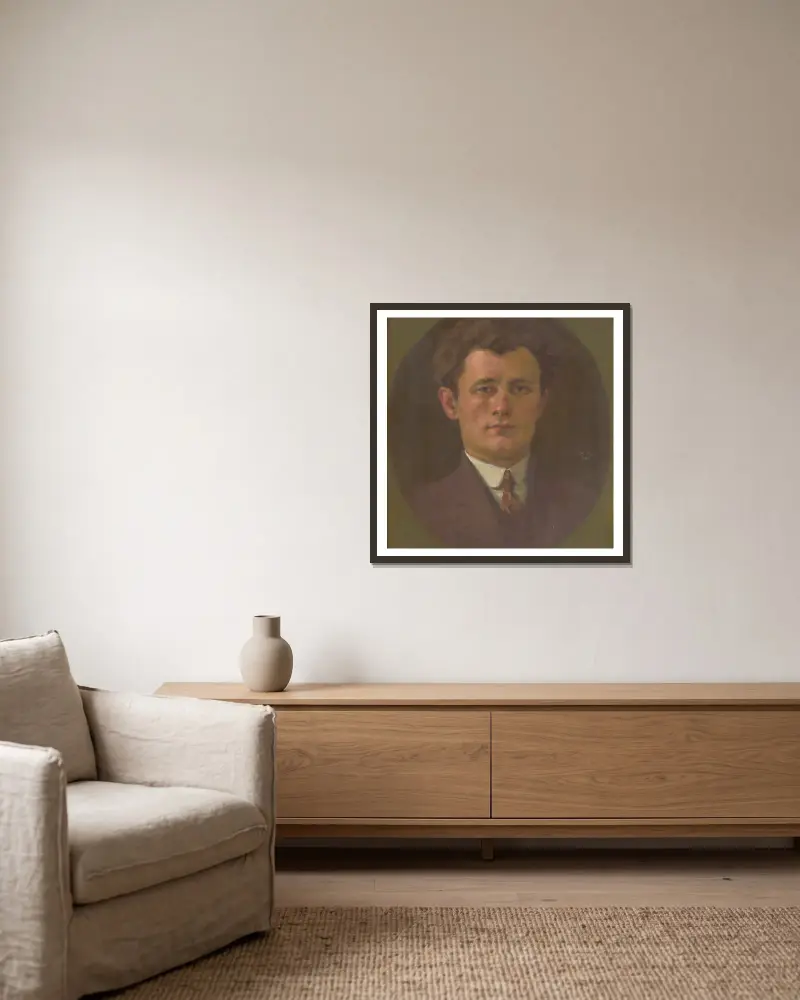 Ján Smrek von Milan Thomka Mitrovský gerahmt an einer Wand