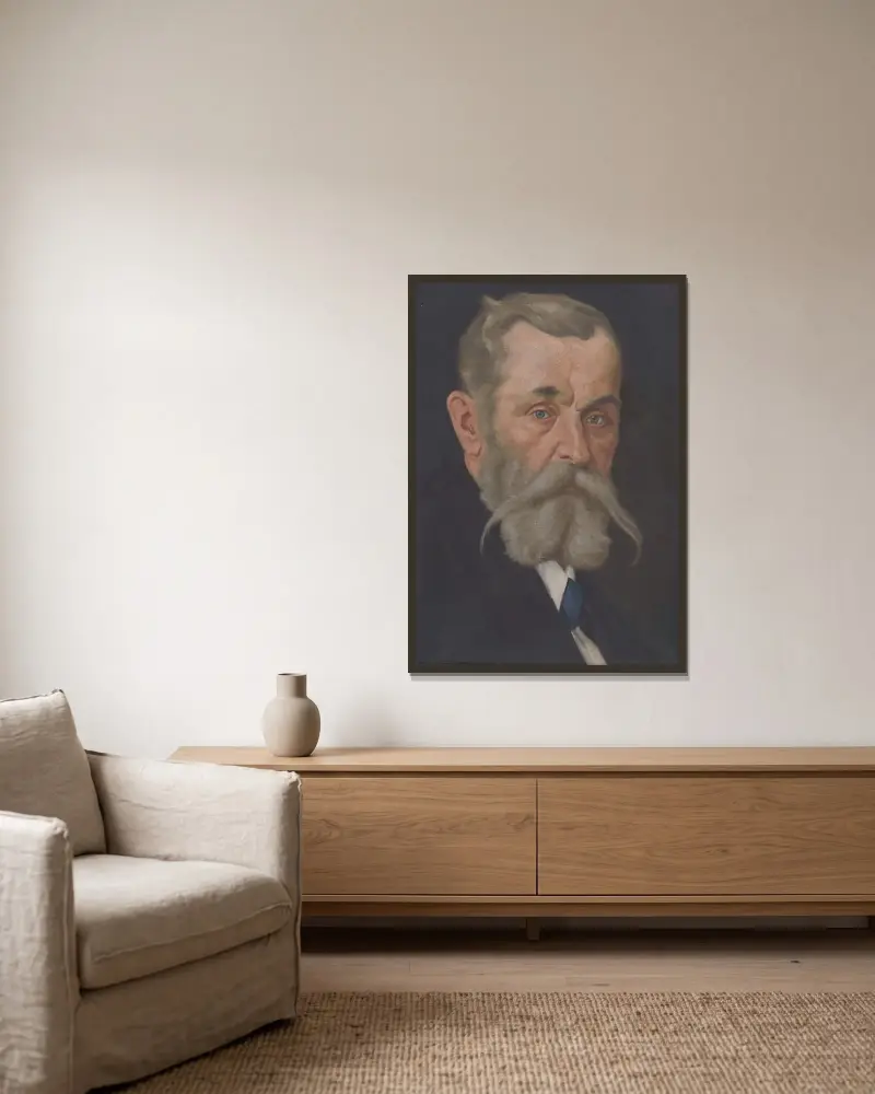 Svetozár Hurban Vajanský von Milan Thomka Mitrovský gerahmt an einer Wand