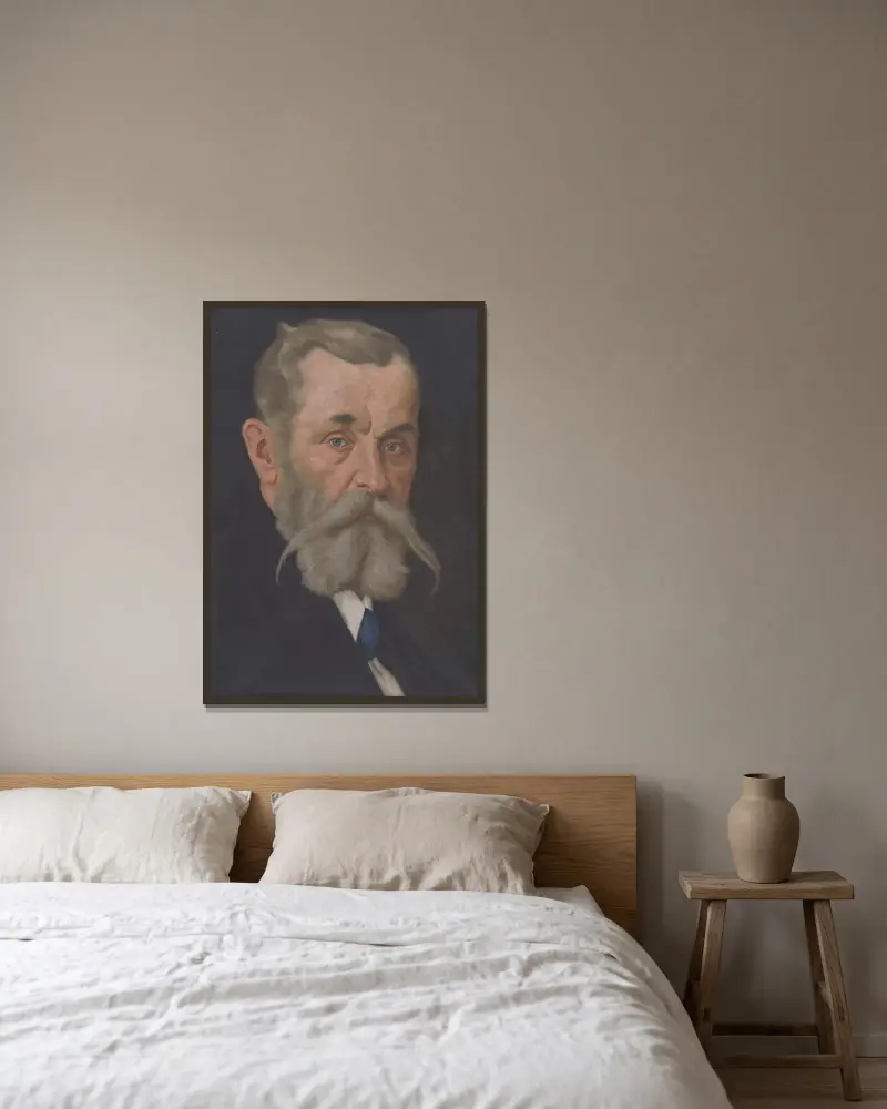 Svetozár Hurban Vajanský von Milan Thomka Mitrovský gerahmt an einer Wand