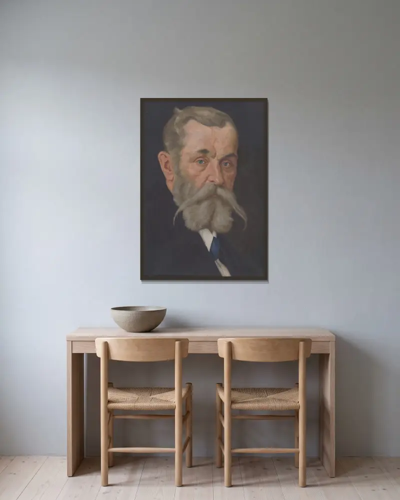 Svetozár Hurban Vajanský von Milan Thomka Mitrovský gerahmt an einer Wand