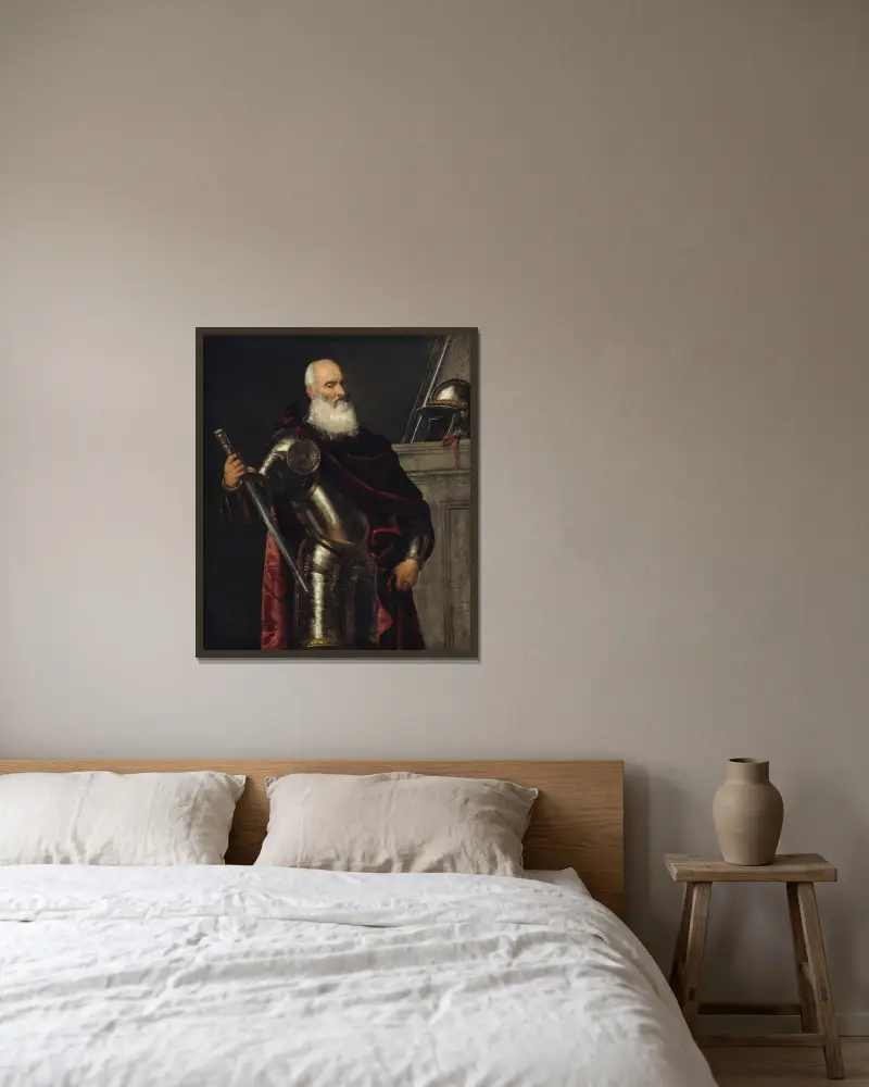 Vincenzo Cappello, Titian v rámu na stěně