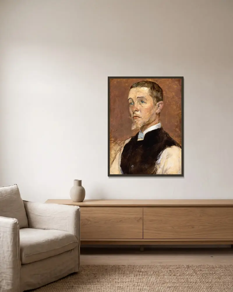 Albert (René) Grenier, Henri de Toulouse-Lautrec v rámu na stěně