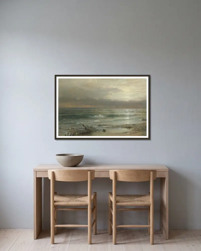 Point Judith, William Trost Richards v rámu na stěně