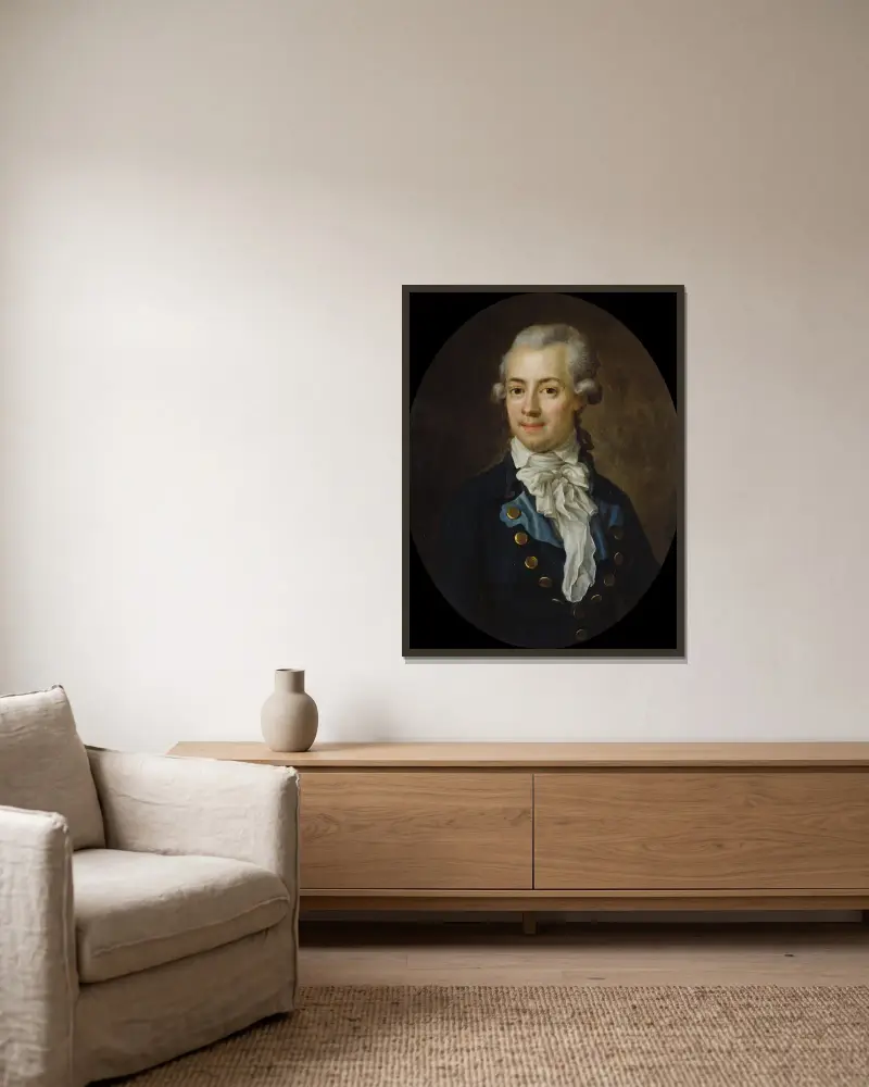 Gustav Adolf Reuterholm, 1756–1813, 1756 – Nr. 1 von Ulrika Pasch gerahmt an einer Wand