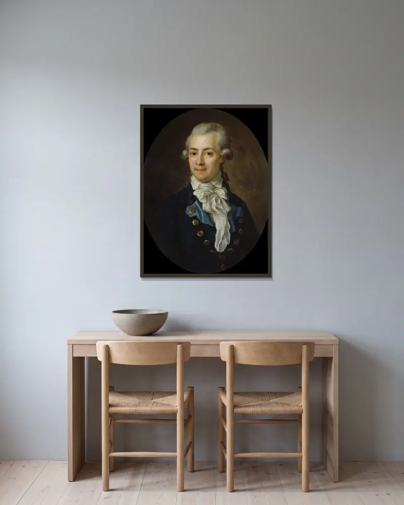 Gustav Adolf Reuterholm, 1756–1813, 1756 – Nr. 1 von Ulrika Pasch gerahmt an einer Wand