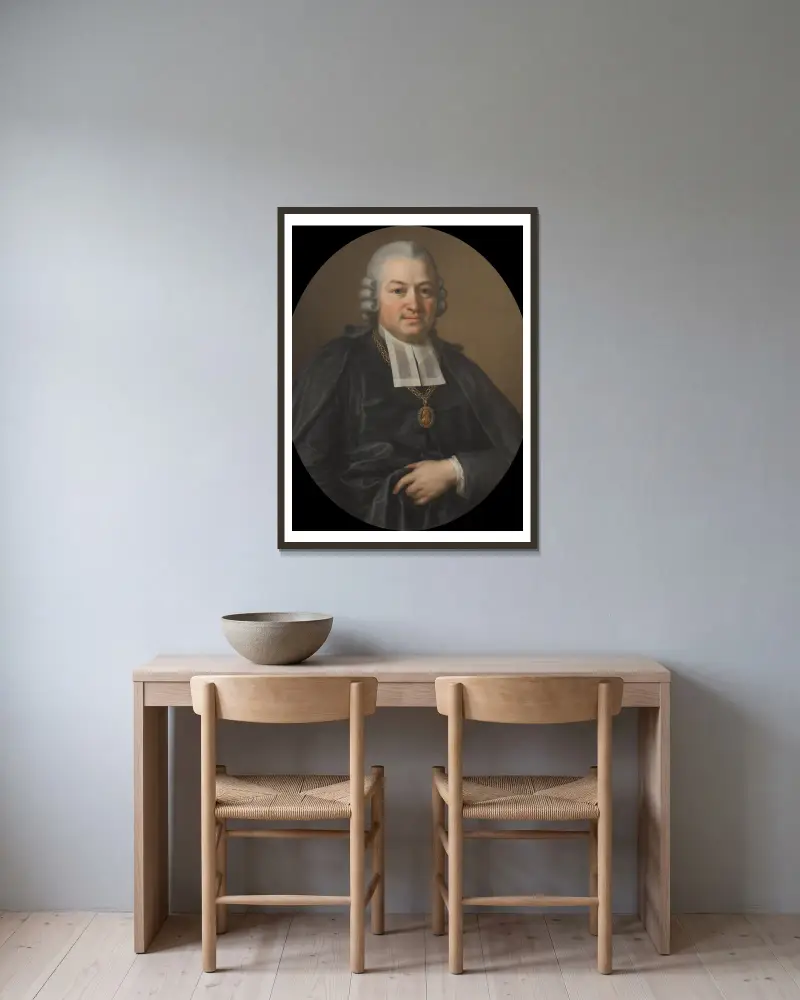 Johan Michael Fant, 1735–1813, Ulrika Pasch w ramie na ścianie