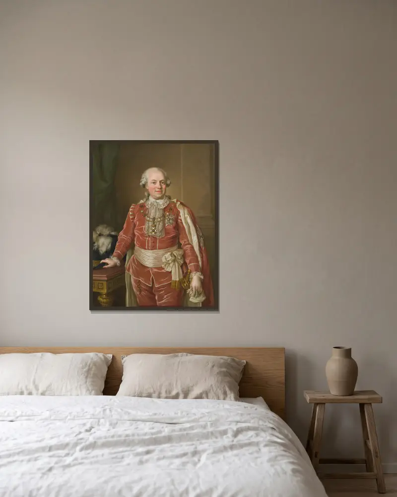 Samuel af Ugglas von Ulrika Pasch gerahmt an einer Wand