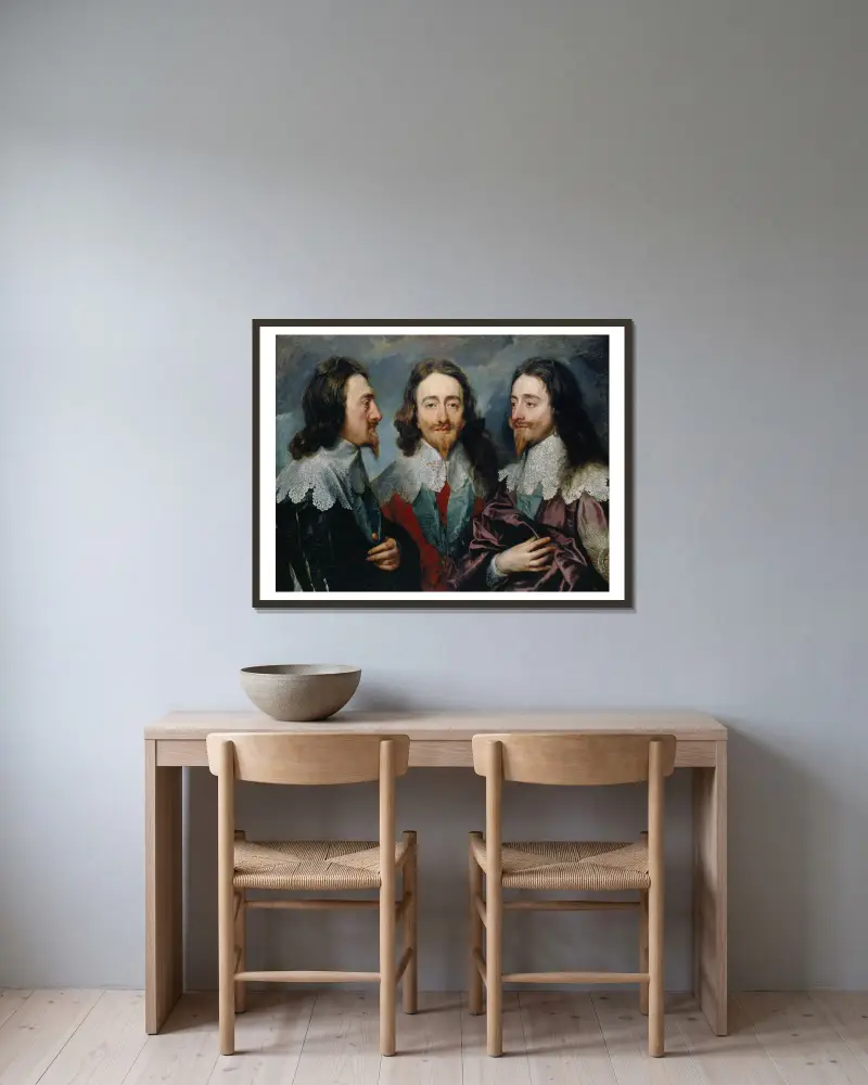 Karel I. – Nr. 1, Anthony van Dyck v rámu na stěně
