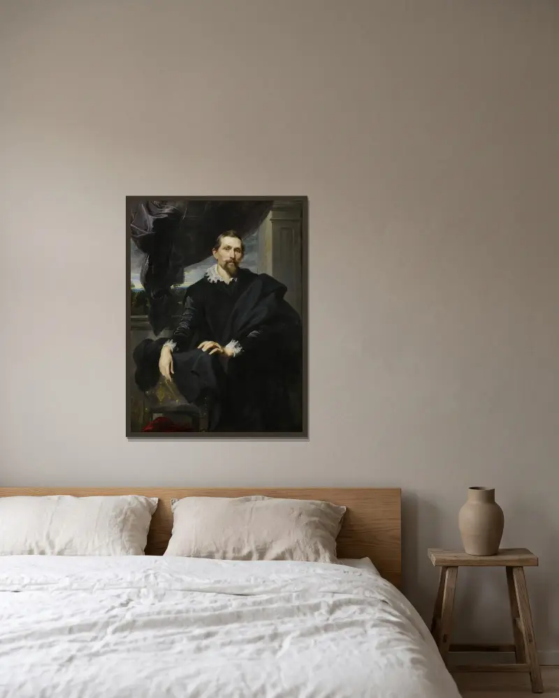 Frans Snyders von Anthony van Dyck gerahmt an einer Wand