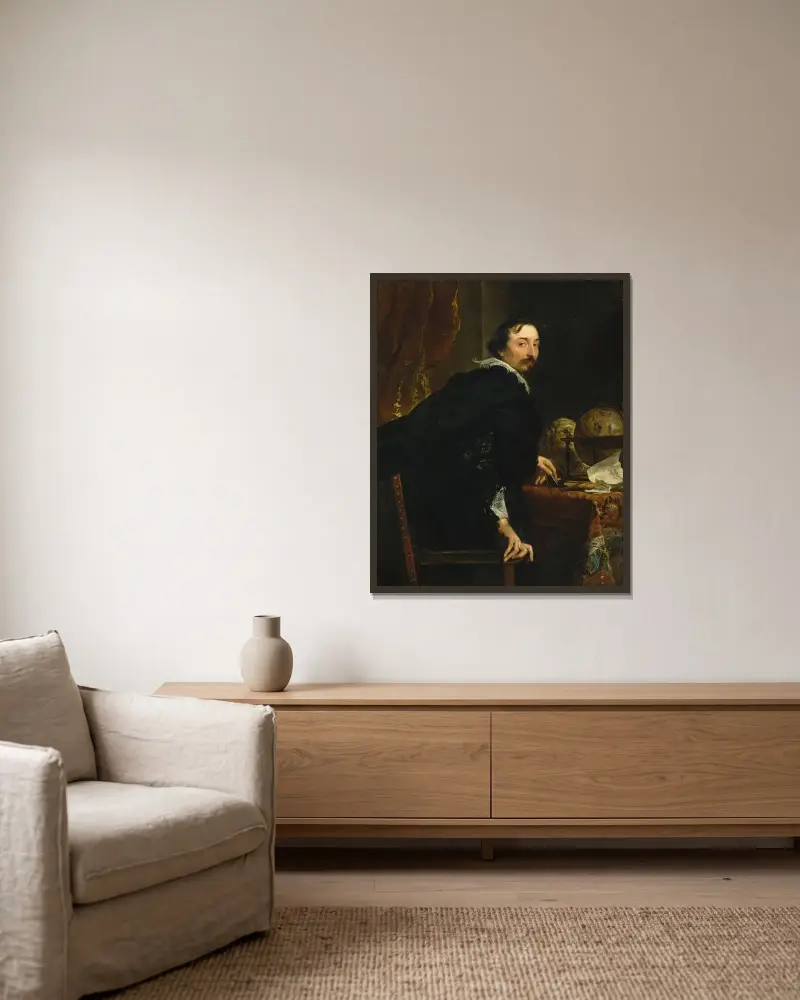Lucas van Uffel (zmarły w 1637), Anthony van Dyck w ramie na ścianie