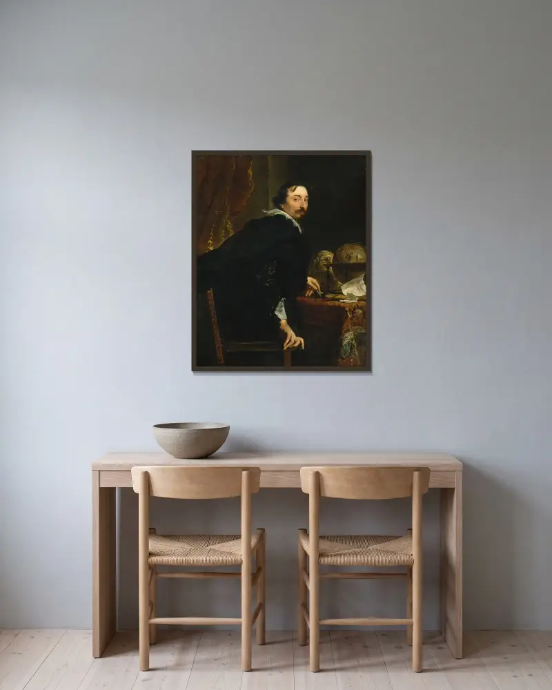 Lucas van Uffel (zmarły w 1637), Anthony van Dyck w ramie na ścianie