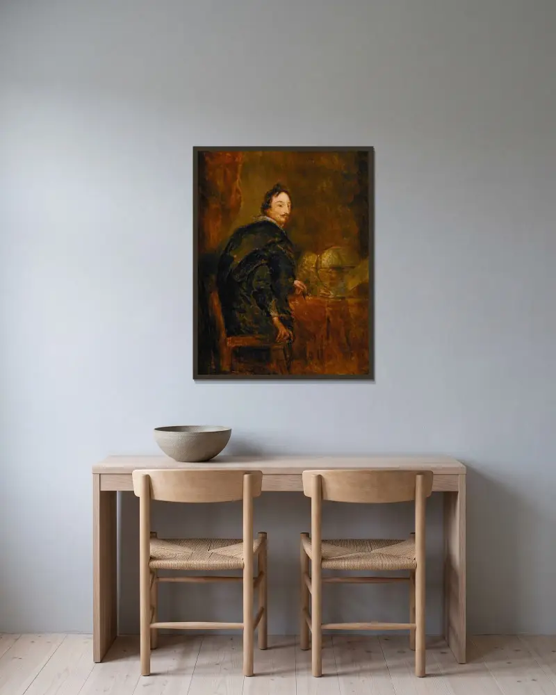 Lucas van Uffele, Anthony van Dyck v rámu na stěně