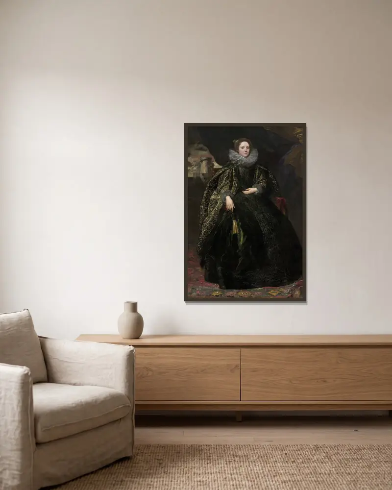 Marchesa Balbi, Anthony van Dyck v rámu na stěně