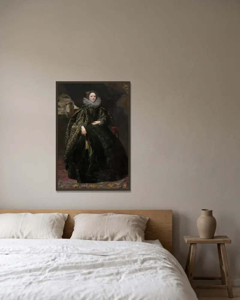 Marchesa Balbi, Anthony van Dyck v rámu na stěně