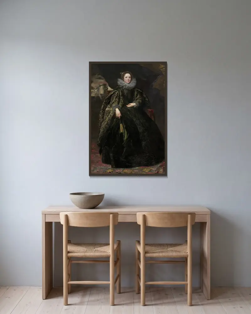 Marchesa Balbi, Anthony van Dyck v rámu na stěně