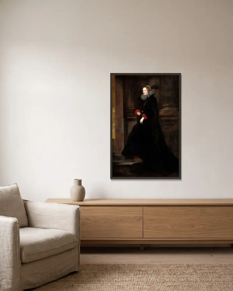 Markiza Geronima Spinola, Anthony van Dyck w ramie na ścianie