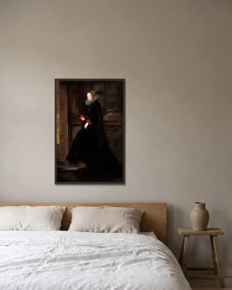 Markiza Geronima Spinola, Anthony van Dyck w ramie na ścianie