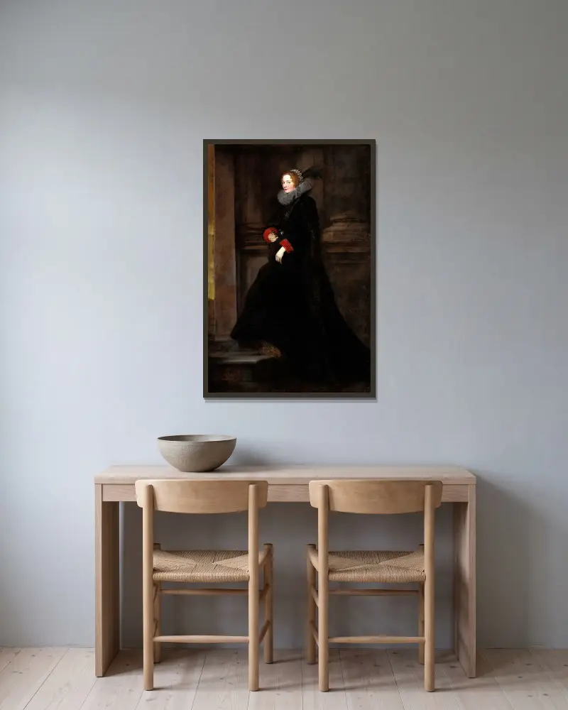 Markiza Geronima Spinola, Anthony van Dyck w ramie na ścianie