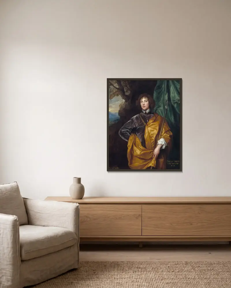 Philip Lord Wharton, Anthony van Dyck v rámu na stěně