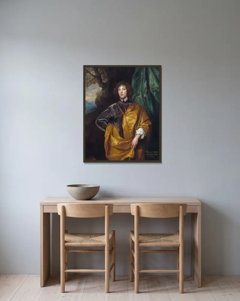 Philip Lord Wharton, Anthony van Dyck v rámu na stěně