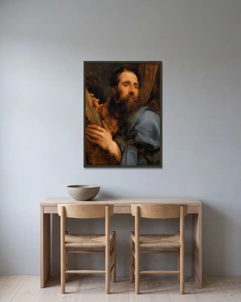 Svatý Ondřej, Anthony van Dyck v rámu na stěně