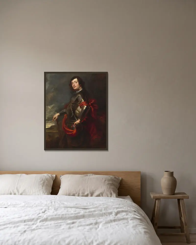 Präfekt Raffaele Raggi von Anthony van Dyck gerahmt an einer Wand