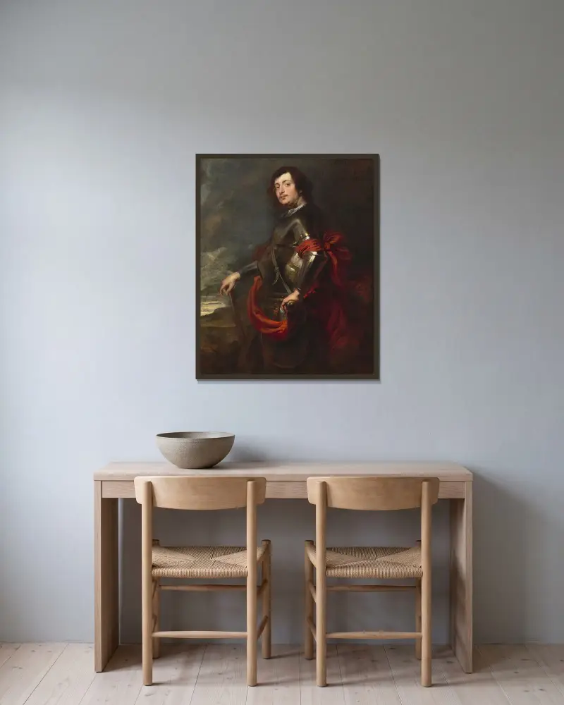 Präfekt Raffaele Raggi von Anthony van Dyck gerahmt an einer Wand
