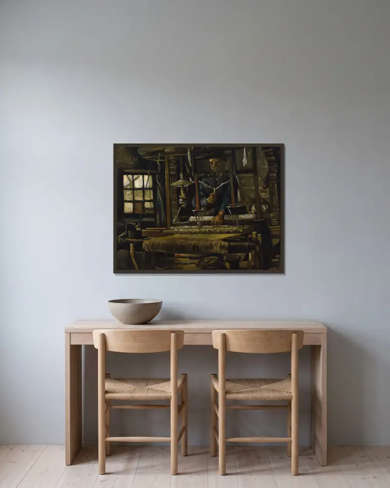 Tkalcova chalupa, Vincent van Gogh v rámu na stěně