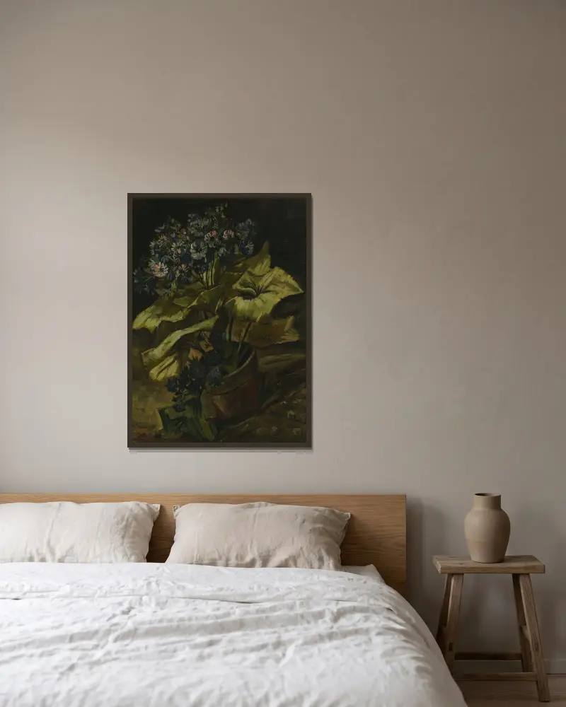 Cineraria, Vincent van Gogh v rámu na stěně