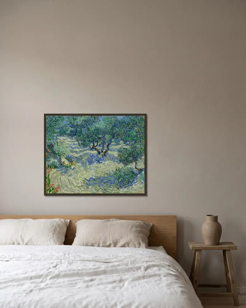 Gaj oliwny – nr 2, Vincent van Gogh w ramie na ścianie