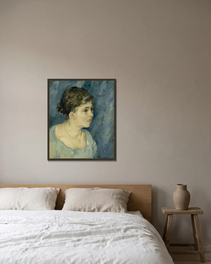 Portrait of a prostitute av Vincent van Gogh inramad på en vägg