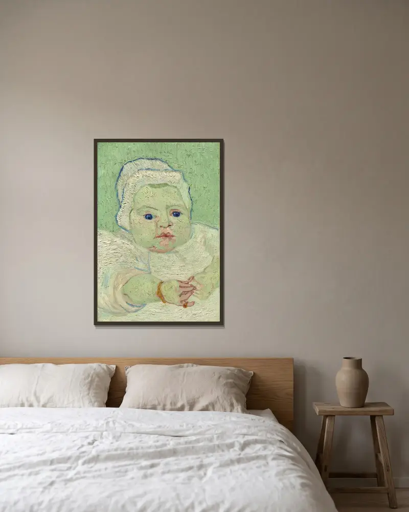 Roulinovo dítě, Vincent van Gogh v rámu na stěně