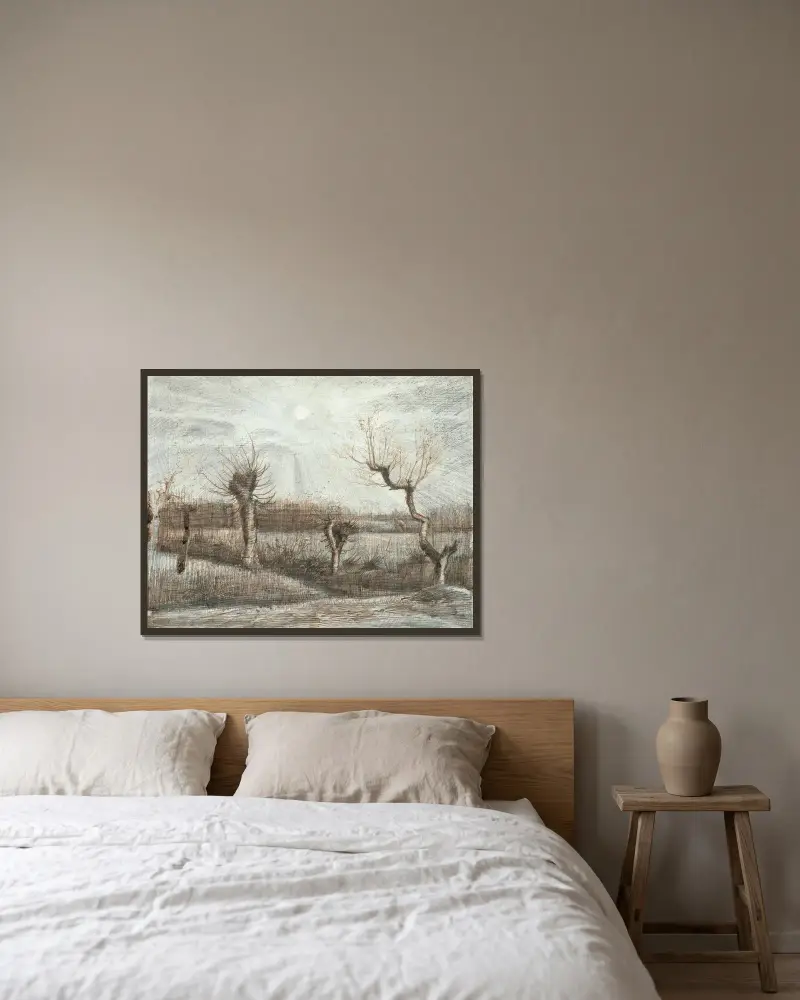 Wierzby głowiaste (Pollards), Vincent van Gogh w ramie na ścianie