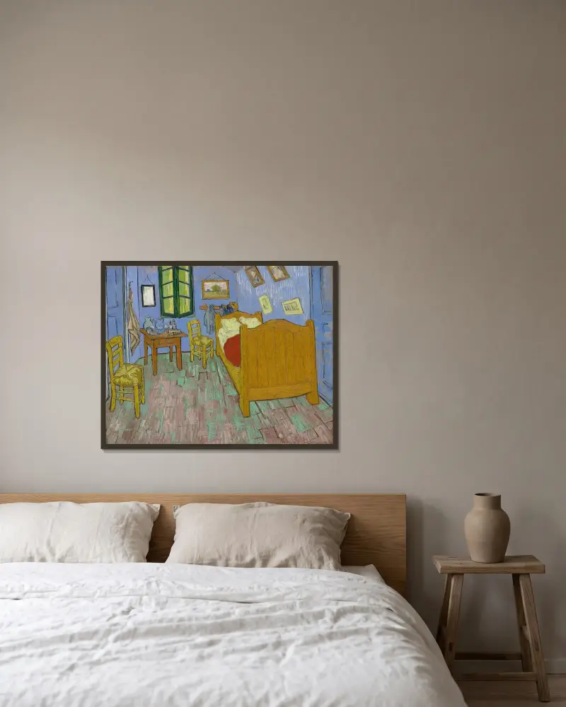 Ložnice, Vincent van Gogh v rámu na stěně