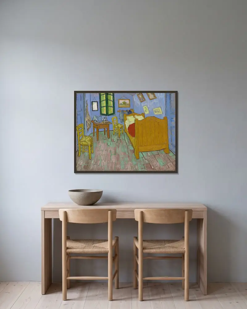 Ložnice, Vincent van Gogh v rámu na stěně