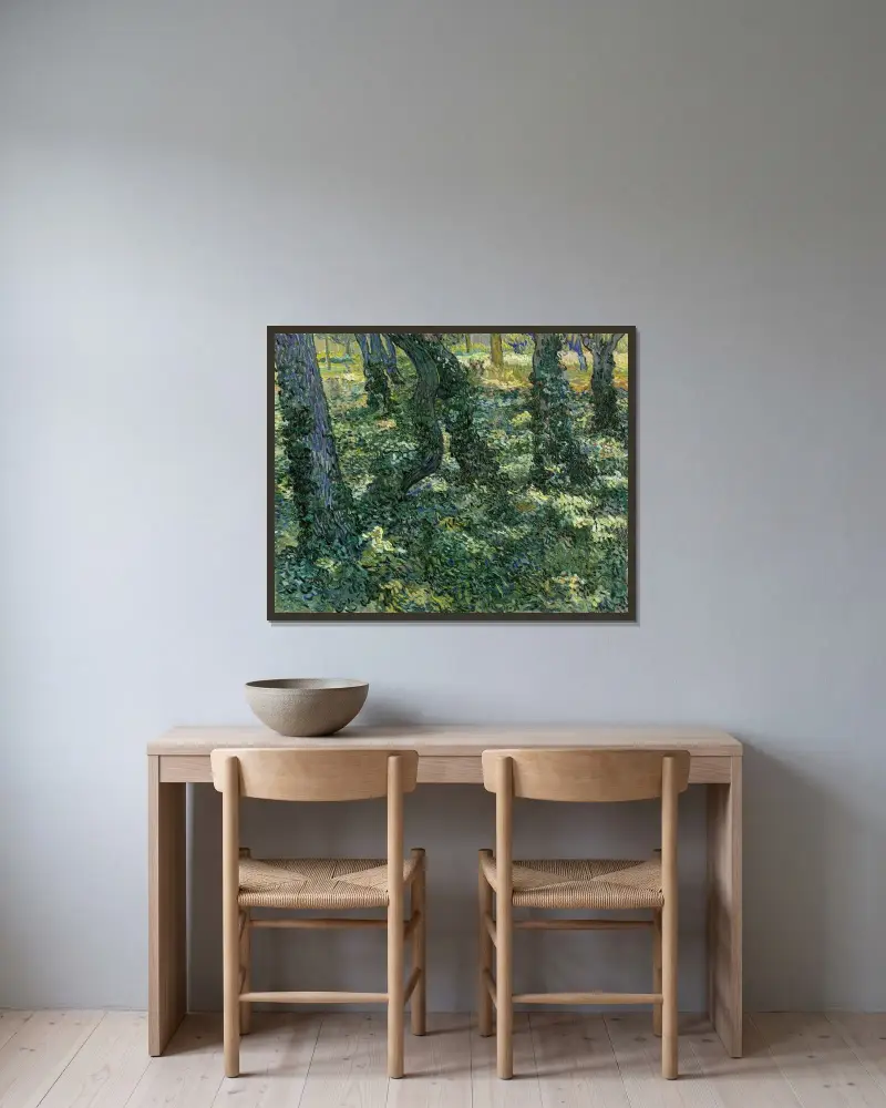 Podrost, Vincent van Gogh v rámu na stěně