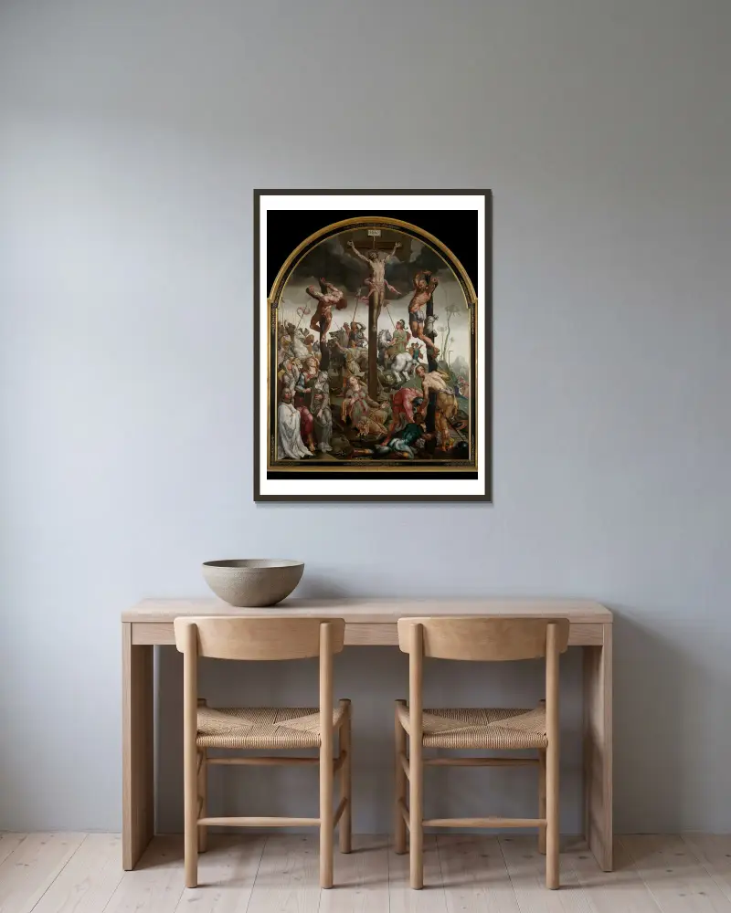Golgota, Maarten Van Heemskerck v rámu na stěně