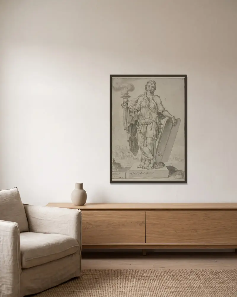 Fides, Maarten Van Heemskerck v rámu na stěně