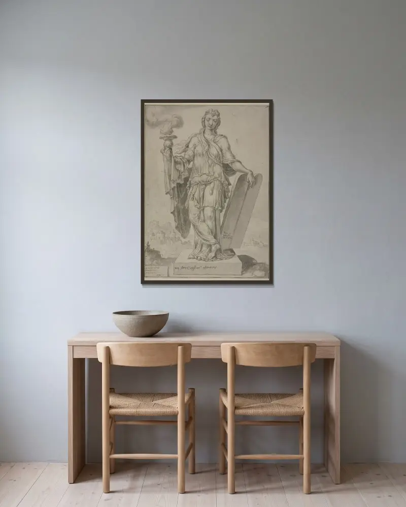 Fides, Maarten Van Heemskerck v rámu na stěně