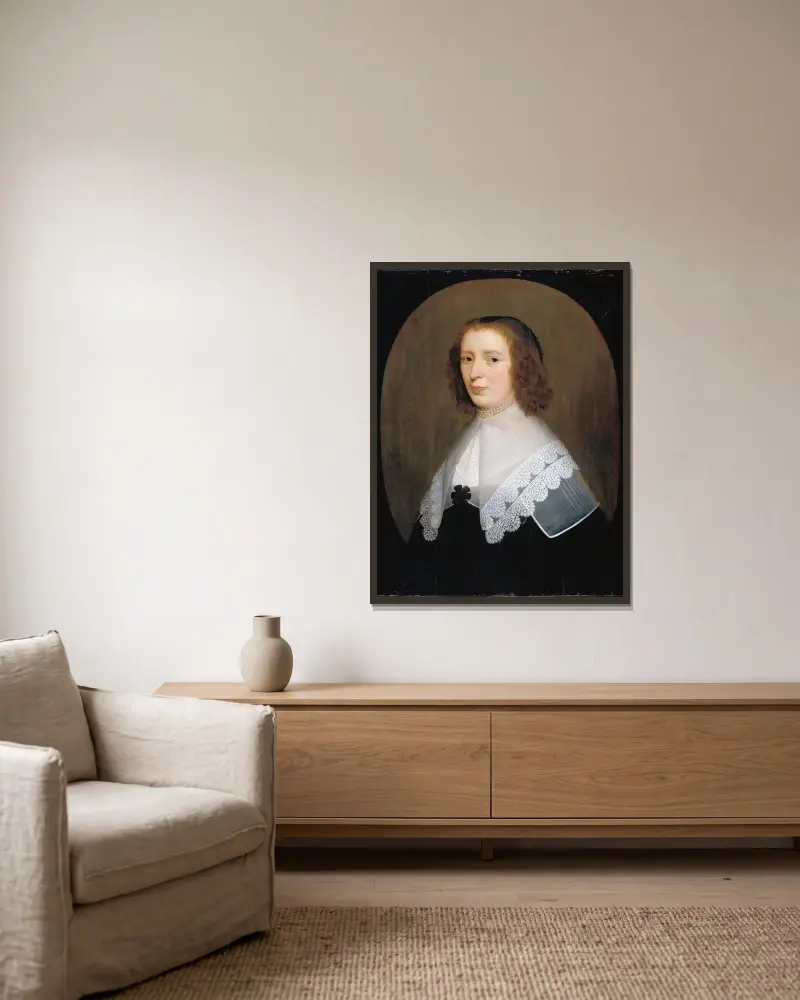 Anna van den Corput, Gerard van Honthorst w ramie na ścianie