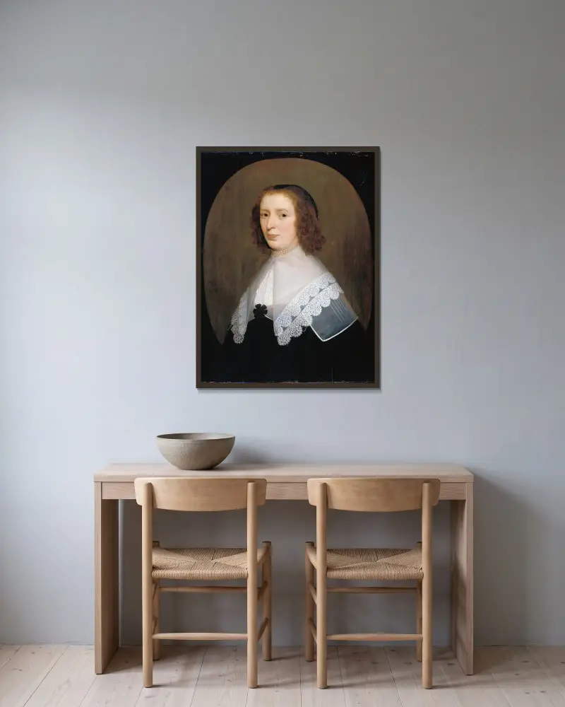 Anna van den Corput, Gerard van Honthorst w ramie na ścianie