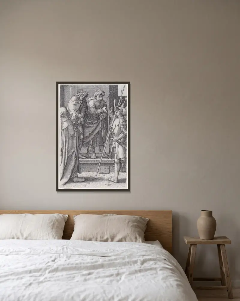 Ecce Homo, Lucas Van Leyden v rámu na stěně