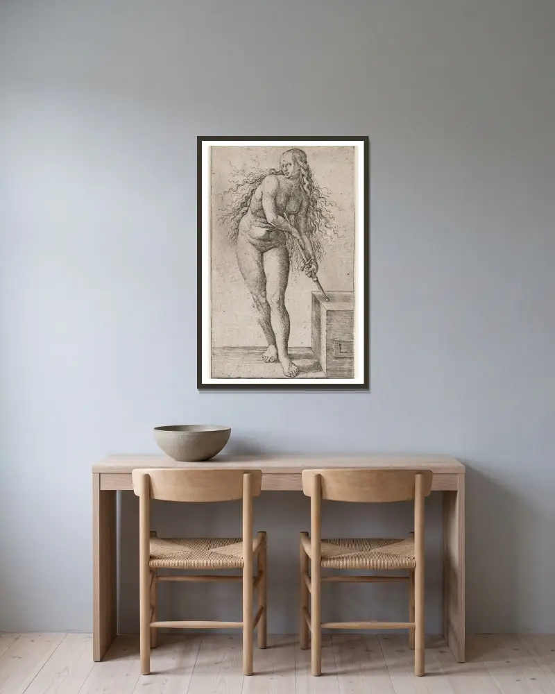 Lukrecja, Lucas Van Leyden w ramie na ścianie