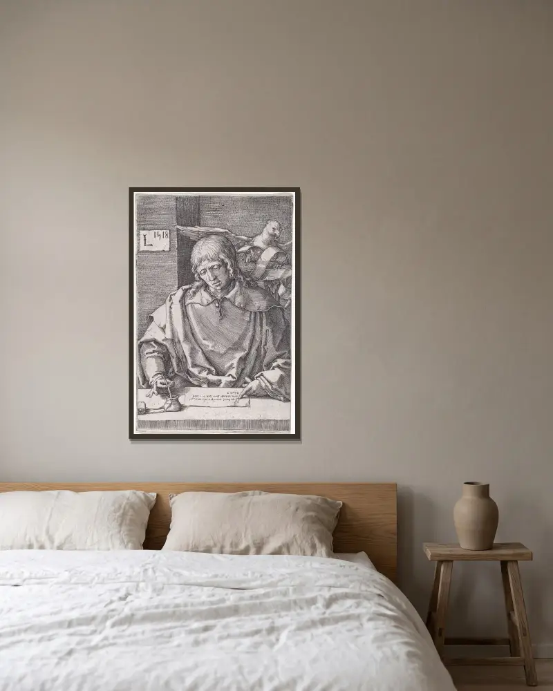 Svatý Jan, Lucas Van Leyden v rámu na stěně