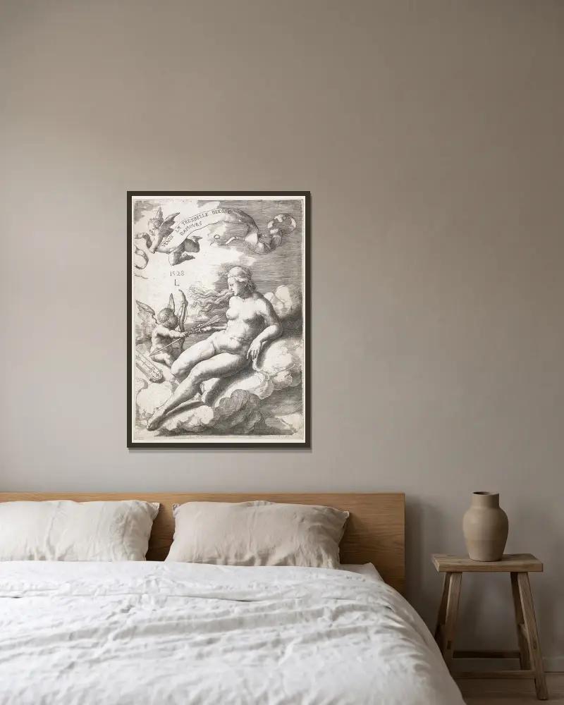 Venuše, Lucas Van Leyden v rámu na stěně