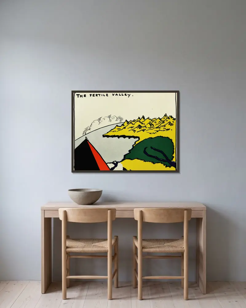Úrodné údolí, Hendrik Willem Van Loon v rámu na stěně