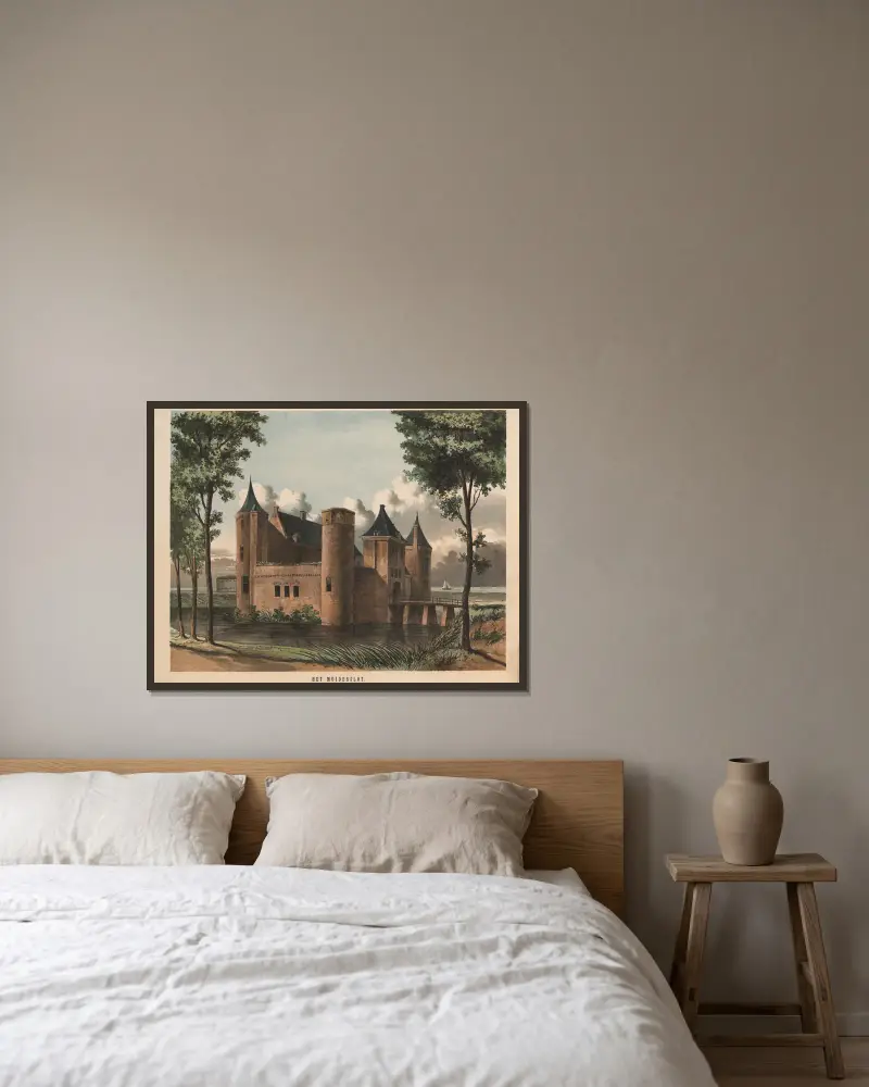 Zamek Muiderslot, Hendrik Jan van Lummel w ramie na ścianie