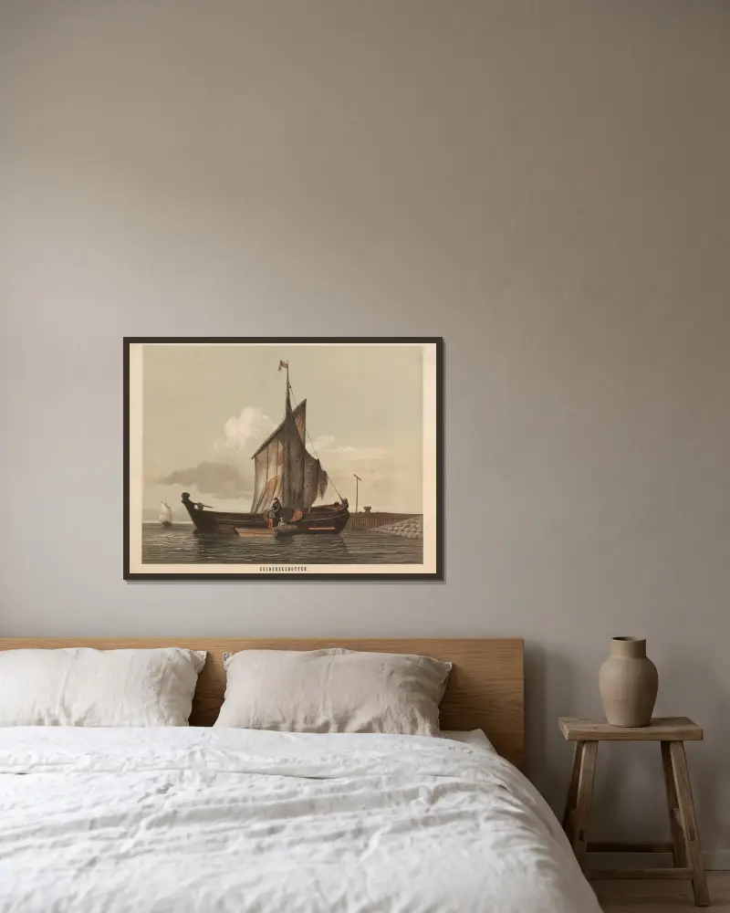 Zuiderzeebotter, Hendrik Jan van Lummel v rámu na stěně