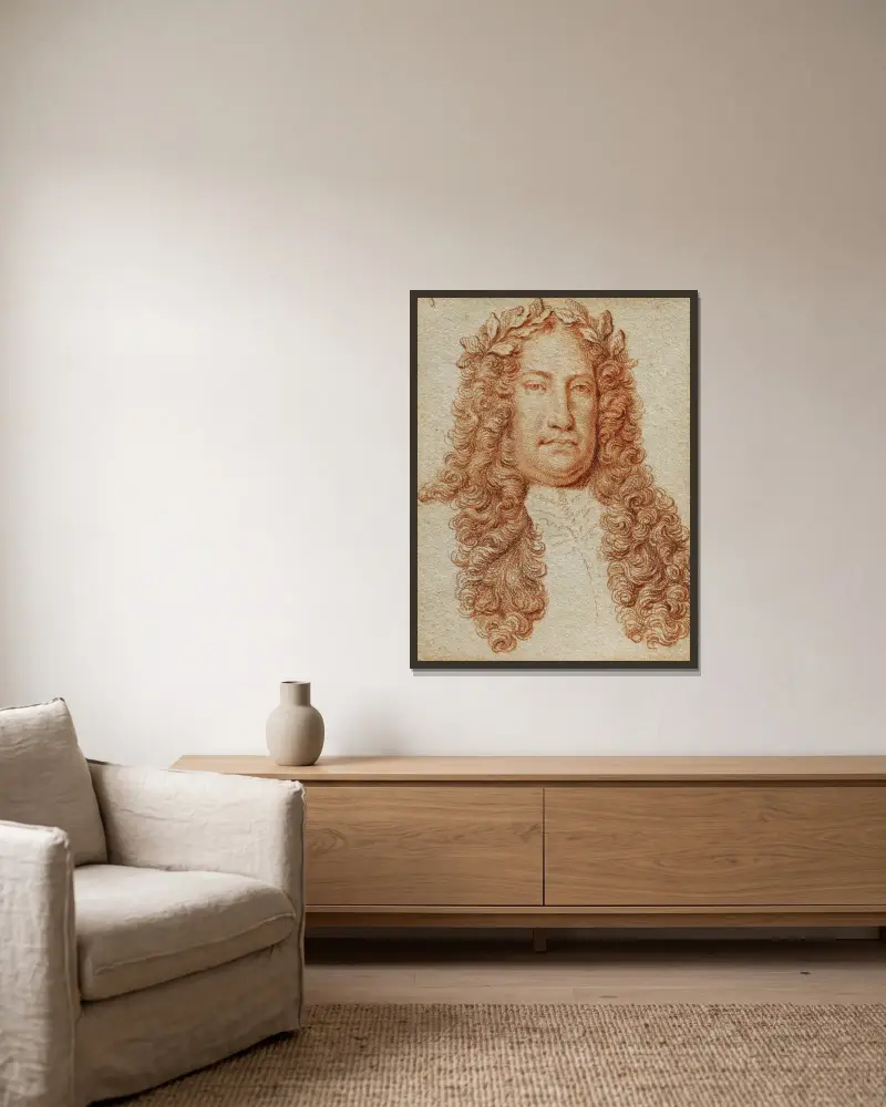 Kaiser Karl VI. von Martin van Meytens gerahmt an einer Wand
