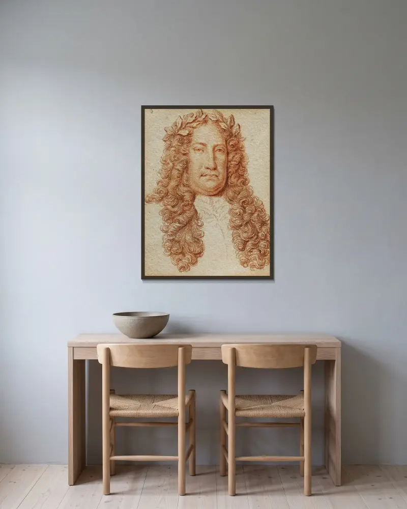 Kaiser Karl VI. von Martin van Meytens gerahmt an einer Wand